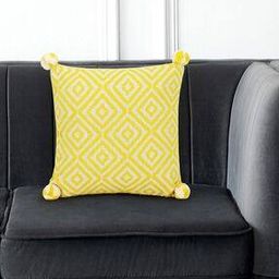 Embroidered Cotton Cushion Cover 16"x16"-24