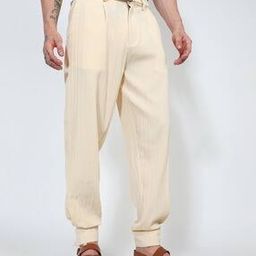 Men Relaxed Fit Flat-Front Jogger Pants-image-16