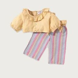 Girls Striped Pants with Top-image-68