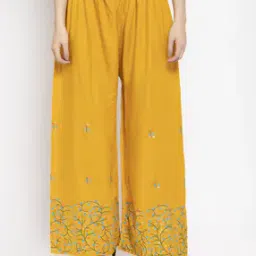 Floral Print Palazzos with Drawstring-image-13