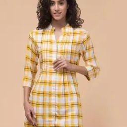 Women Checked Relaxed Fit Tunic-picture-15