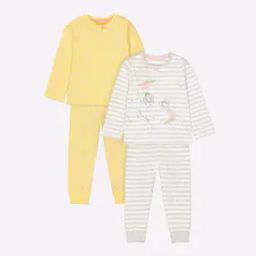 Pack of 2 Printed T-shirt & Pyjama Set-19