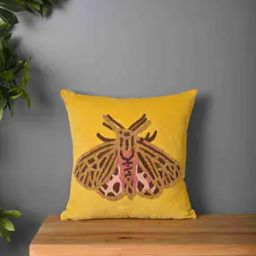 Beetle Design Velvet Cushion Cover-image-10