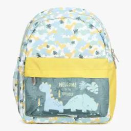 Printed Backpack with Adjustable Straps-image-80