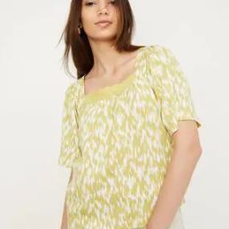 Women Ikat Print Regular Fit Top-picture-6