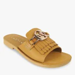 Women Slip-On Sandals with Metal Accent-image-60
