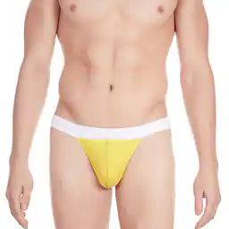 Colourblock Briefs with Elasticated Waist-19