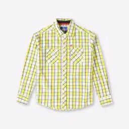 Checked Shirt with Flap Pockets-image-81