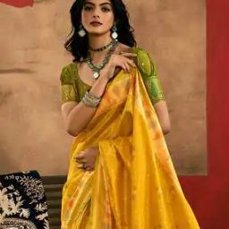 Women Saree with Woven Motifs -image-75