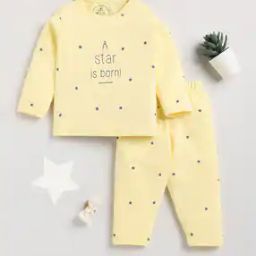 Typographic Print T-Shirt & Pyjamas Set-picture-17