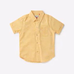 Textured Shirt with Patch Pocket-image-86