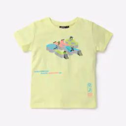 Graphic Print Crew-Neck T-shirt-image-80