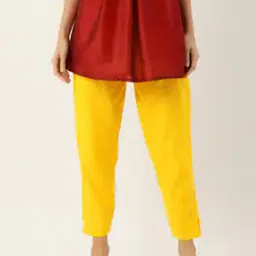 Women Flat Front Straight Fit Pants-image-86