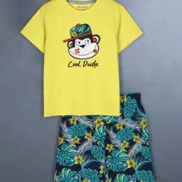 Girls Printed Top with Shorts-image-105