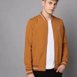 Men Regular Fit Bomber Jacket-image-49