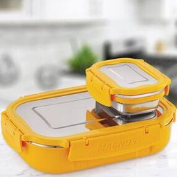 Spike 2-Piece Stainless Steel Lunch Boxes-image-79