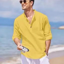 Men Regular Fit Short Kurta with Mandarin Collar-picture-17