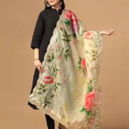 Women Floral print Dupatta-picture-33