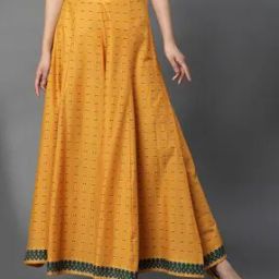 Women Printed Loose Fit Semi-Flared Palazzos-picture-24