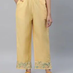 Women Checked Straight Fit Pants with Insert Pockets-image-52