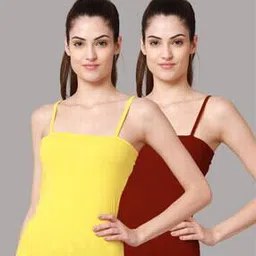 Pack of 2 Cotton Camisoles-image-49