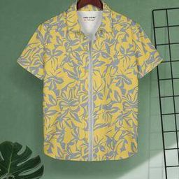 Boys Floral Regular Fit Shirt with Spread Collar-picture-10