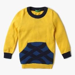 Boys Knit Regular Fit Pullover-image-3