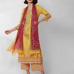 biba Floral Print Straight Kurta-picture-7