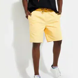 Men Slim Fit Shorts with Insert Pockets-picture-44