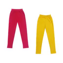 Pack of 2 Leggings with Elasticated Waist-image-55