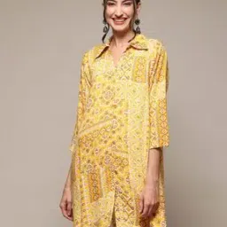 biba Women Bandhani Print Shirt Top-picture-18