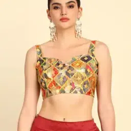 Women Woven Back-Open Blouse-image-41