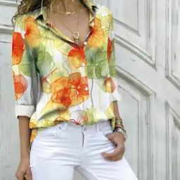 Women Floral Print Regular Fit Shirt-image-27