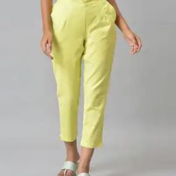 Women Regular Fit Single-Pleat Pants-image-27