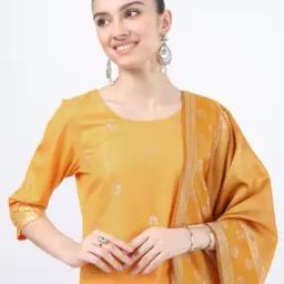 Straight Kurta Set with Dupatta-image-34