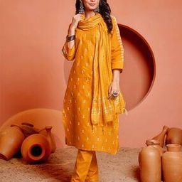 Women Embroidered Straight Kurta Set-image-1