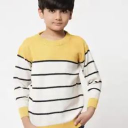 Striped Round-Neck Sweater-image-39