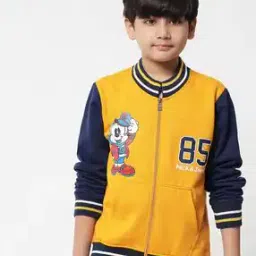 Bomber Jacket with Split-Kangaroo Pockets-image-86