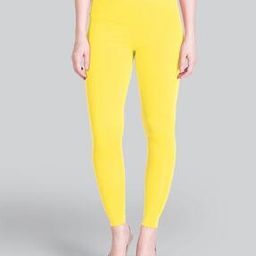 Ankle-Length Leggings with Elasticated Waist-image-74