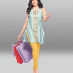 Full-Length Cotton Stretchable Leggings-image-76