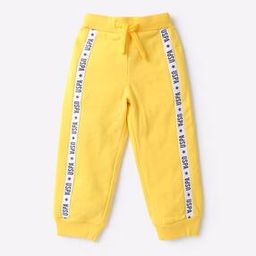 Girls Cotton Joggers with Brand Taping-41
