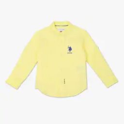Cotton Shirt with Logo Embroidery-image-37
