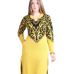 V-Neck Straight Kurti with Insert Pocket-picture-20