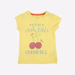 Cheeky Cherry Print Crew-Neck T-shirt-41