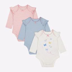 Pack of 3 Printed Bodysuit-38