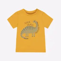 Dinosaur Print Crew-Neck T-shirt-picture-6