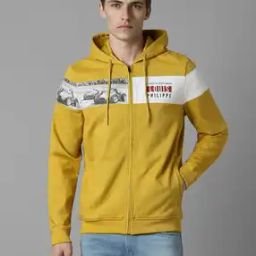 Men Typographic Print Regular Fit HoodedSweatshirt-image-42