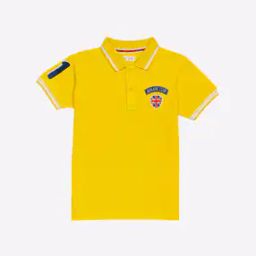 Cotton Polo T-shirt with Contrast Tipping-picture-21