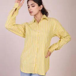Women Stripes Shirt-image-0