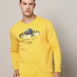 Men Typographic Print Slim Fit Sweatshirt-image-40